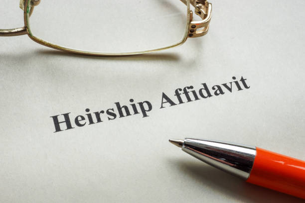 texas is no stranger to land disputes, document about heirship affidavit glasses and pen