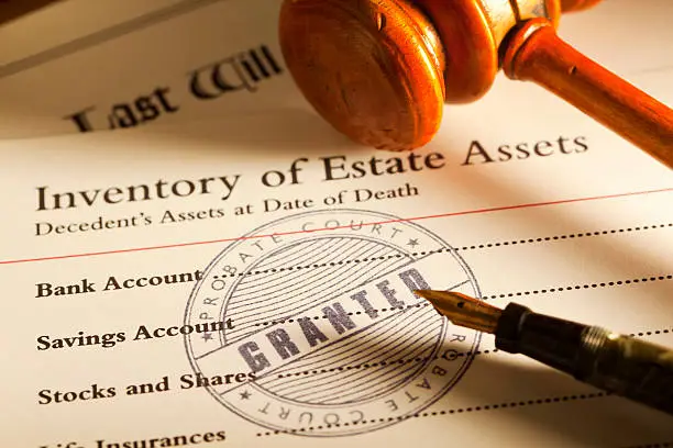when someone passes away and leaves behind real estate,