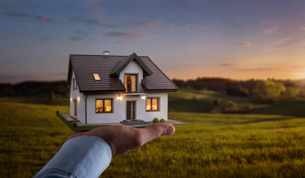 probate is a process that many people hope to avoid, yet it remains a reality for countless families across texas, male hand showing offering a new dream house at the empty field with copy space