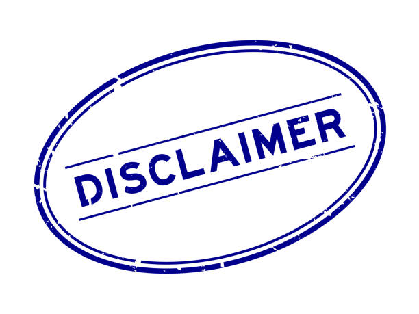 Blue oval rubber stamp with the word "DISCLAIMER," symbolizing the legal process of disclaiming inherited property in Texas.